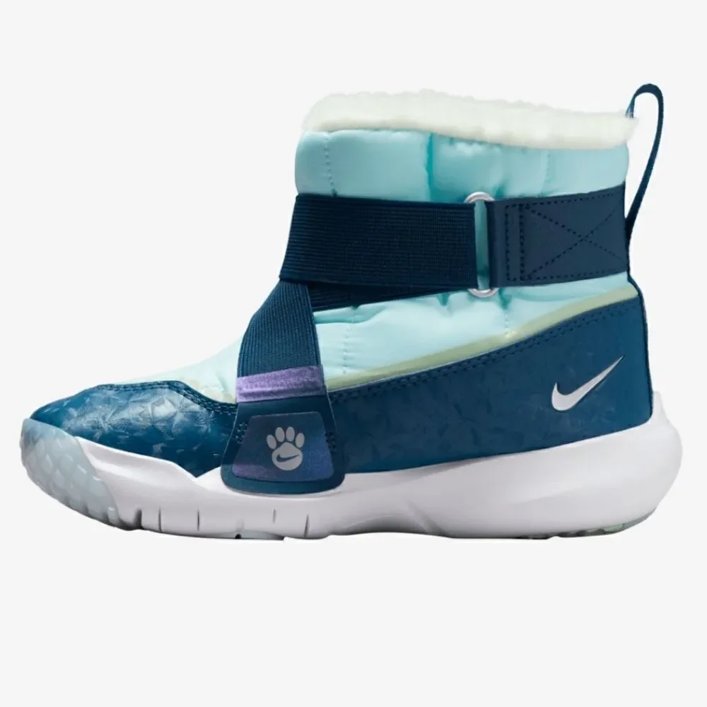 Nike Flex Advantage SE Boots • Sizes 13.5, 1, 2 Kids Shoes • Blue / Silver • New